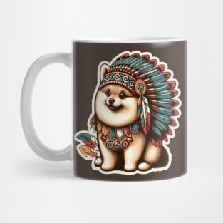 Pomeranian indian Mug